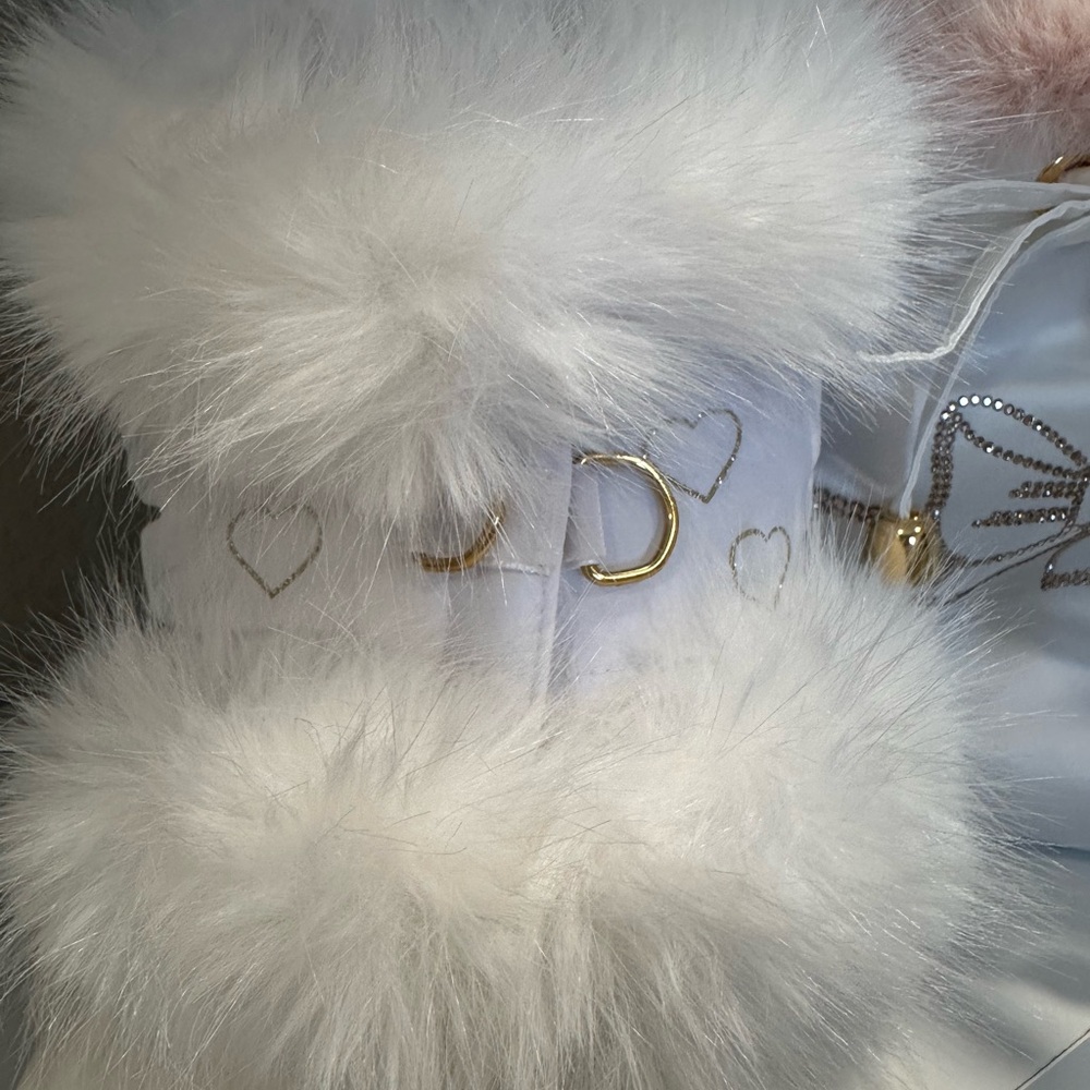 Mon Bon Milan Designer Eco Fur Harness
